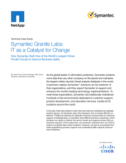 NetApp Technical Case Study - Drilling Down: Speeding Time to