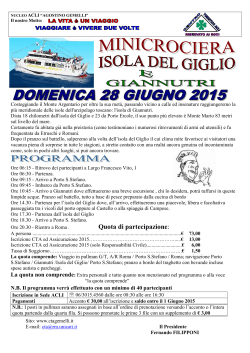 Locandina Isola del Giglio-28-6-2015