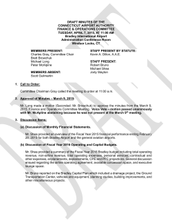 DRAFT MINUTES OF THE CONNECTICUT AIRPORT AUTHORITY