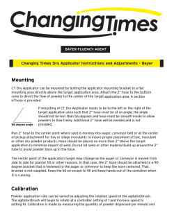 CT Standard Dry Applicator for Bayer Fluency Agent