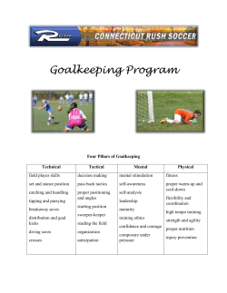 Goalkeeping Program