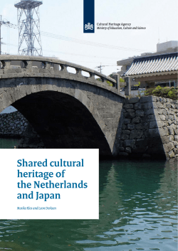 Shared cultural heritage of the Netherlands and Japan