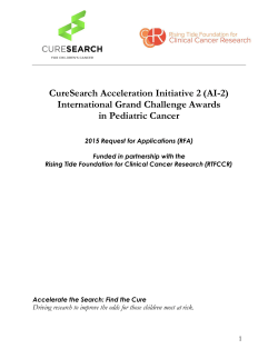 CureSearch Acceleration Initiative 2 (AI