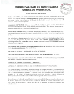 S.O-258-2015 - Municipalidad de Curridabat