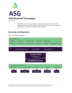 ASG-Rochade Ecosystem