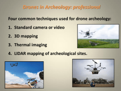 Drones in Archeology: professional