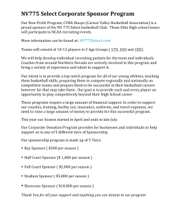 NV775 Corporate Donation Program