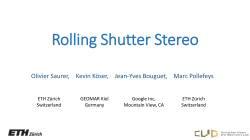 Rolling Shutter Stereo - CVG