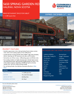 PDF Property Flyer - Cushman Wakefield Atlantic