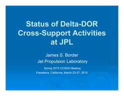 Status of Delta-DOR Cross-Support Activities at JPL