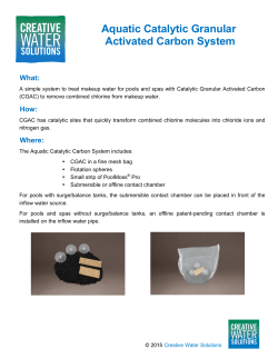 Aquatic Catalytic Granular Activated Carbon System