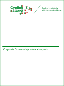 C4G 2015 Corporate Sponsorship Pack