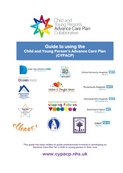 Clinicians Guide for using CYPACP paperwork