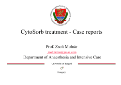 CytoSorb treatment