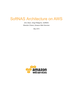 SoftNAS Architecture on AWS