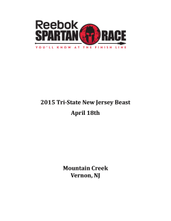 2015 Tri-State NJ Beast Athlete Guide.pages