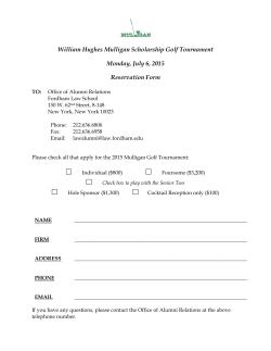 William Hughes Mulligan Scholarship Golf Tournament