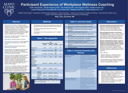 Participant Experience of Workplace Wellness Coaching
