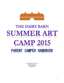 ` The Dairy Barn Arts Center 8000 Dairy Lane Athens, Ohio 45701