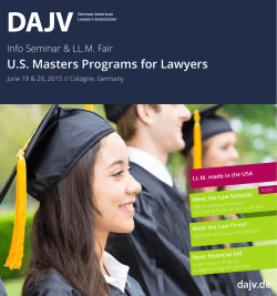 U.S. Masters Programs for Lawyers - Deutsch