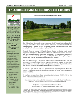 Golf Outing Flyer/Registration Form