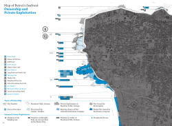 Map of Beirut`s Seafront Ownership and Private Exploitation