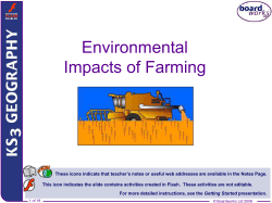 Environmental Impacts of Farming