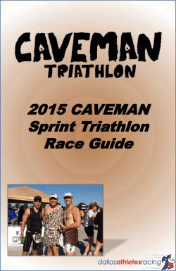 the 2015 Caveman Race Day Guide