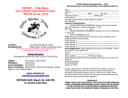 Club Show Las Colinas Equestrian Center March 20