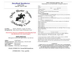 StoryBook Sporthorses - Dallas Hunter Jumper Scholarship Circuit