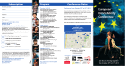 âEuropean DanceAbility Conferenceâ Flyer