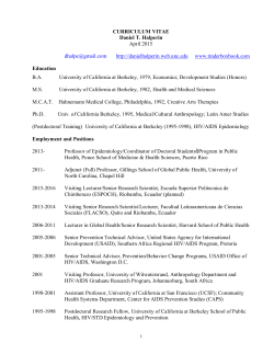 Halperin CV 2015 - Daniel Halperin