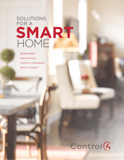 Smart Home Solutions Brochure