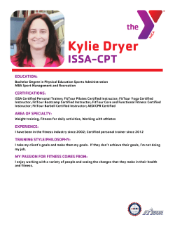 Kylie Dryer Profile 2015
