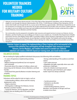Volunteer Trainer Flyer