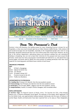 Page 1 - Darjeeling Province