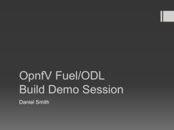 OPNFV Fuel/ODL Build Server Setup