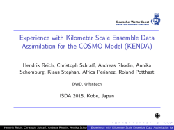Experience with Kilometer Scale Ensemble Data Assimilation for the