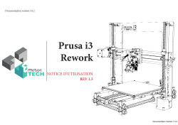 Prusa_i3_Rework_rev1.5 - Notice utilisation - Reprap
