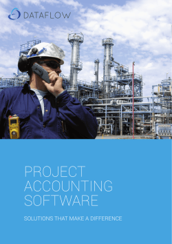 PROJECT ACCOUNTING SOFTWARE