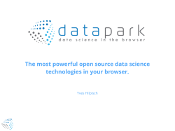 The most powerful open source data science