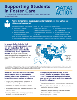 Supporting Students in Foster Care