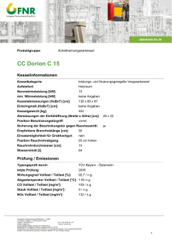 CC Dorion C 15 - Anbieter