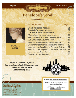 Penelope`s Scroll - Daughters of Penelope