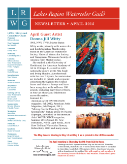 April 2015 newsletter