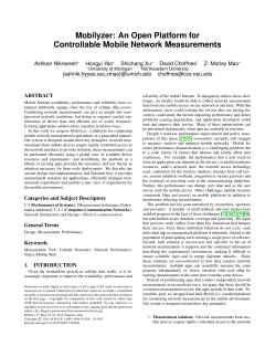 Mobilyzer: An Open Platform for Controllable