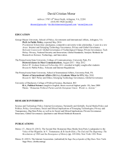 my CV - morar