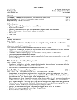 Education Skills and expertise Work