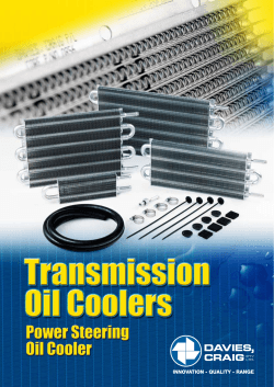 Hydra-CoolÂ® Transmission Oil Coolers