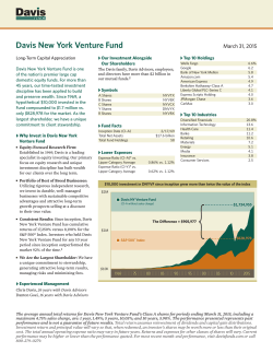 Fact Sheet - Davis Funds